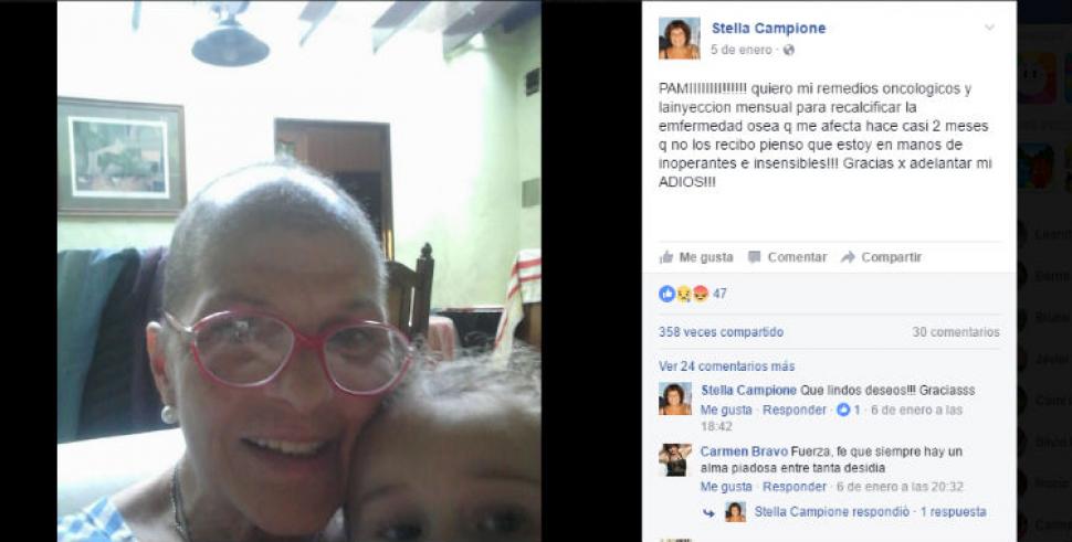 Una paciente oncológica denuncia que adelantan su adiós al no darle medicamentos