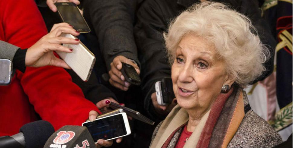 Estela de Carlotto: se pronunció un país, no un partido político