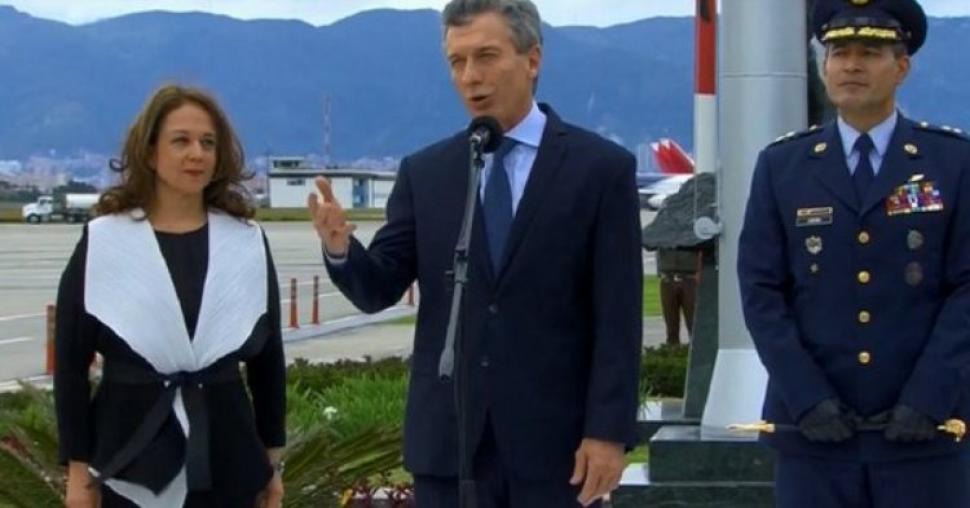 Macri pidió colaborar con Colombia como colaboraron Chicho Serna, Bermúdez y Córdoba