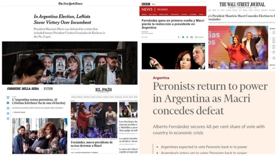 Qué dicen en el mundo del triunfo de Alberto Fernández y Cristina Kirchner