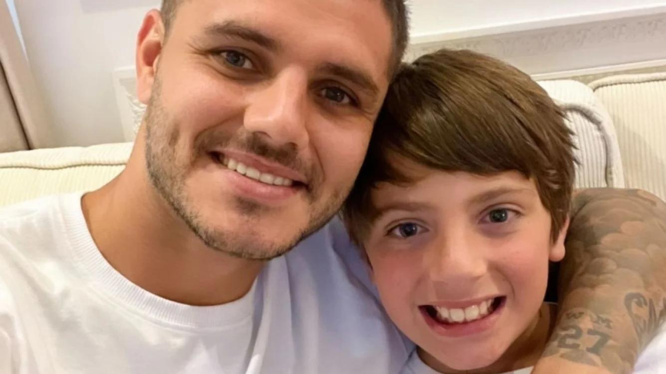 Mauro Icardi celebró la llegada de los hijos de Wanda Nara y Maxi López con un tierno posteo