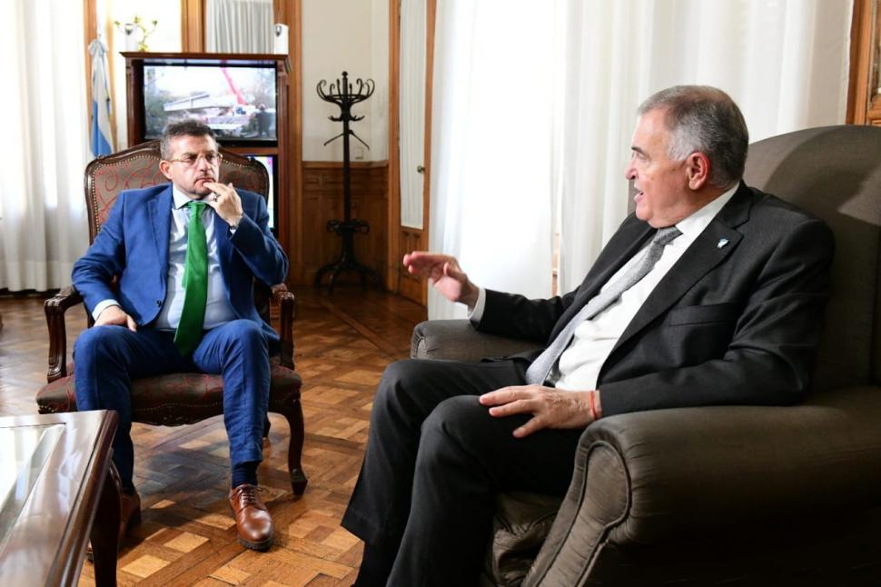 Jaldo recibió al diputado Cisneros por el Presupuesto 2023