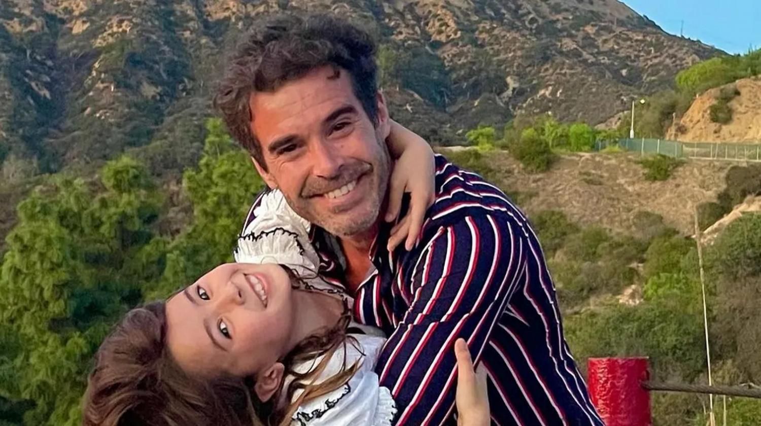 Nicolás Cabré compartió un emotivo mensaje para su hija Rufina desde sus vacaciones en Estados Unidos
