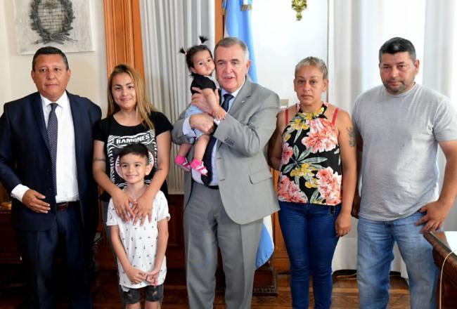 Jaldo recibió a familiares del joven preventista asesinado