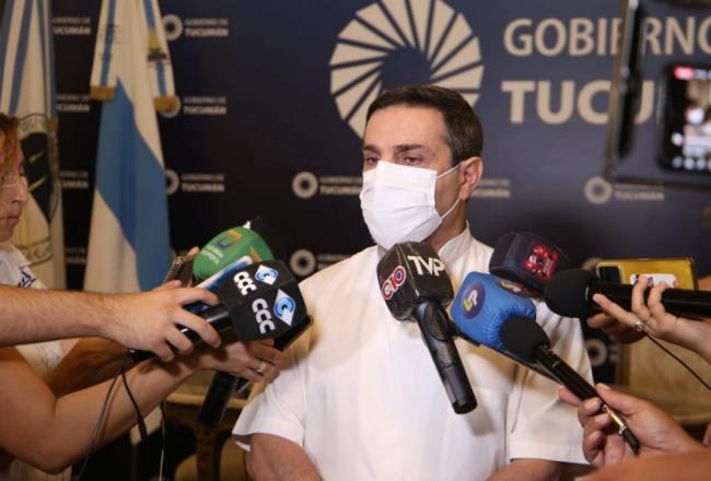 Según Medina Ruiz Tucumán vive la quinta ola de COVID-19