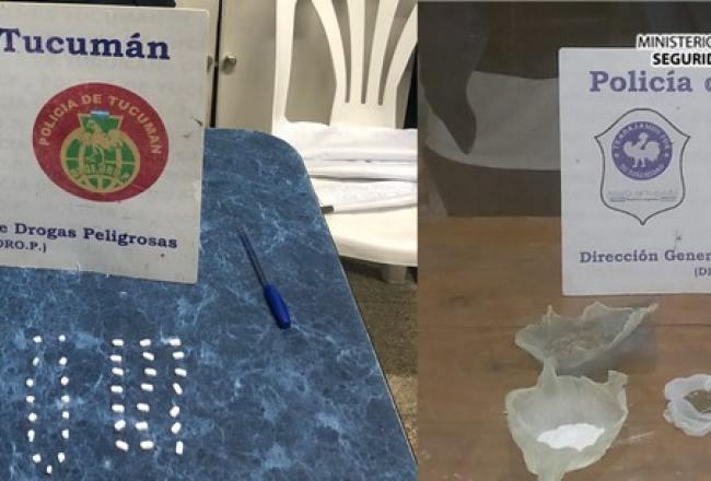 Incautan ansiolíticos, cocaína y picadura de marihuana en Villa Urquiza