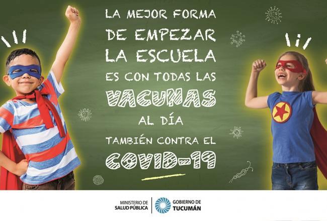Antes del inicio de clases, es clave que los niños tengan todas las vacunas