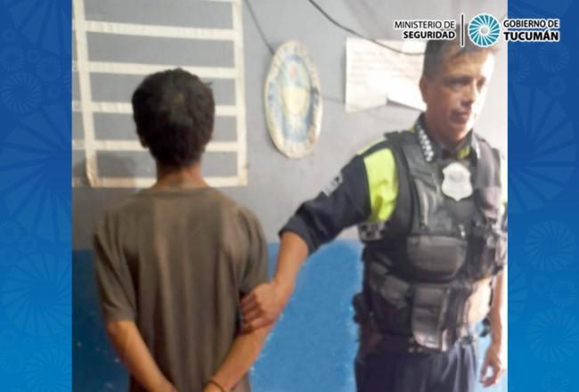 Aprehenden a un joven que intentó entrar a robar a una casa en Alderetes