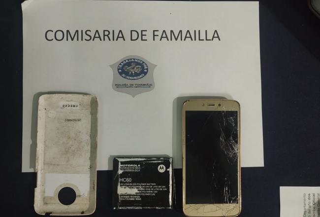 Recuperan celular que peligroso ladrón robó a una mujer