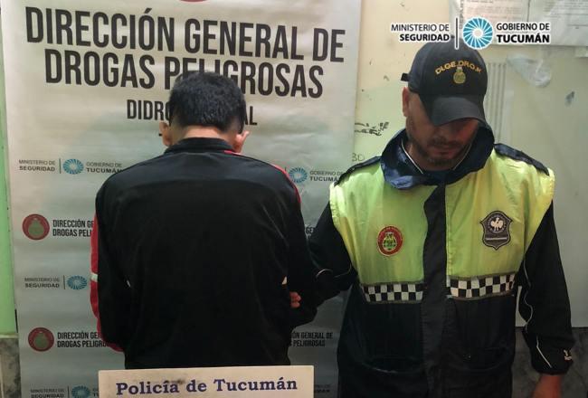 Decomisan cocaína y marihuana en la Capital