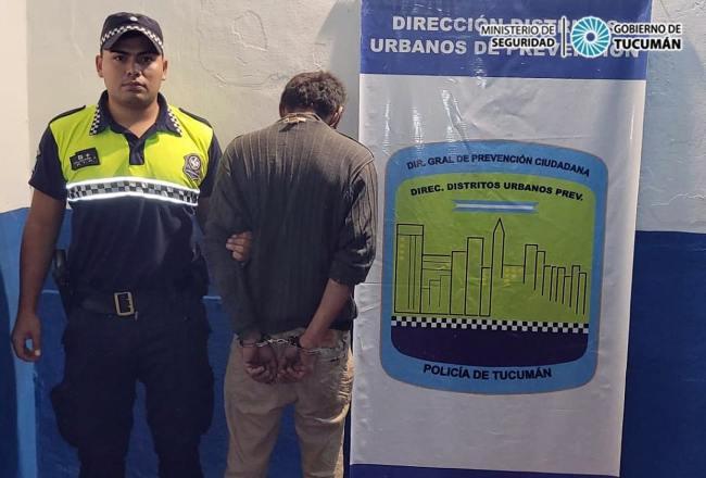 Aprehenden a un delincuente que estaba robando en un escuela