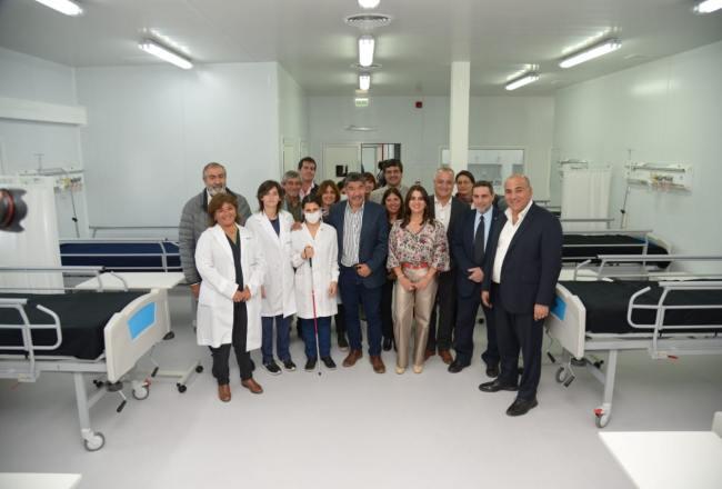 Manzur recorrió el nuevo Hospital Modular en Lomas de Tafí
