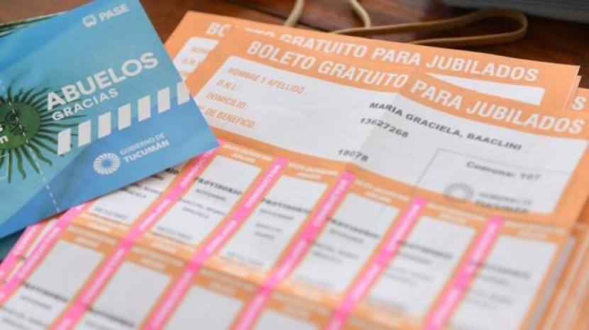 Tafí Viejo: jubilados podrán retirar su boleto gratuito