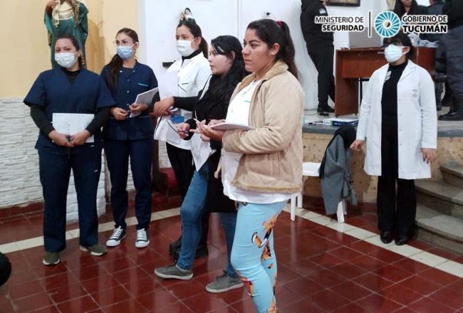 Implementan operativo de salud para asistir a personas en situación de encierro