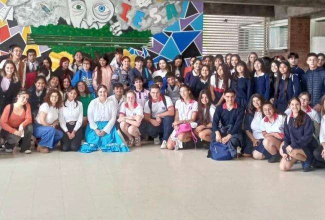 Estudiantes de toda la provincia participaron de la 1º Jornada Juvenil Intercultural de Francés